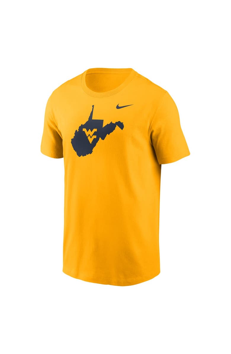 Nike Men's Nike Gold West Virginia Mountaineers Campus Local T-Shirt, Alternate, color, 