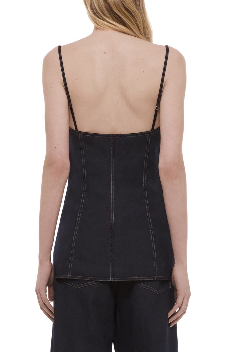 Helmut Lang Minimal Camisole, Alternate, color, Navy Melange