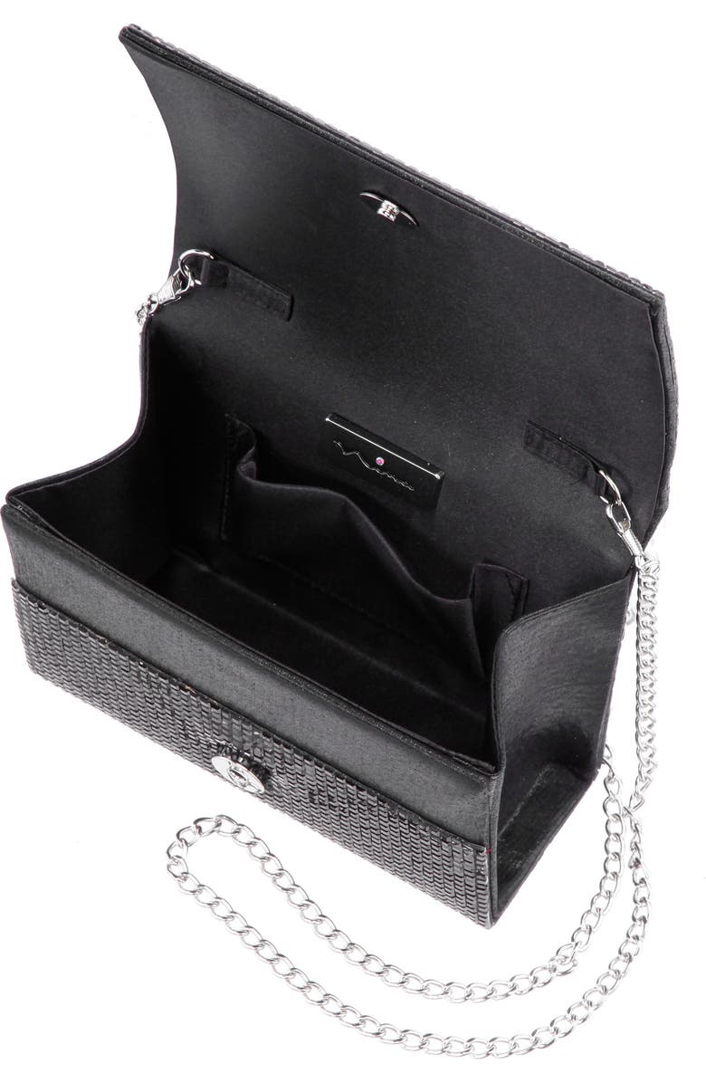 Nina Rhinestone Convertible Clutch, Alternate, color,