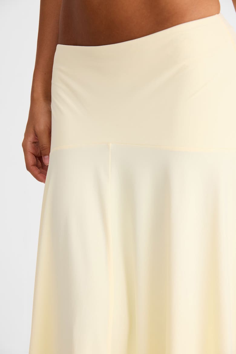 Talia Maxi Skirt, Alternate, color, Butter