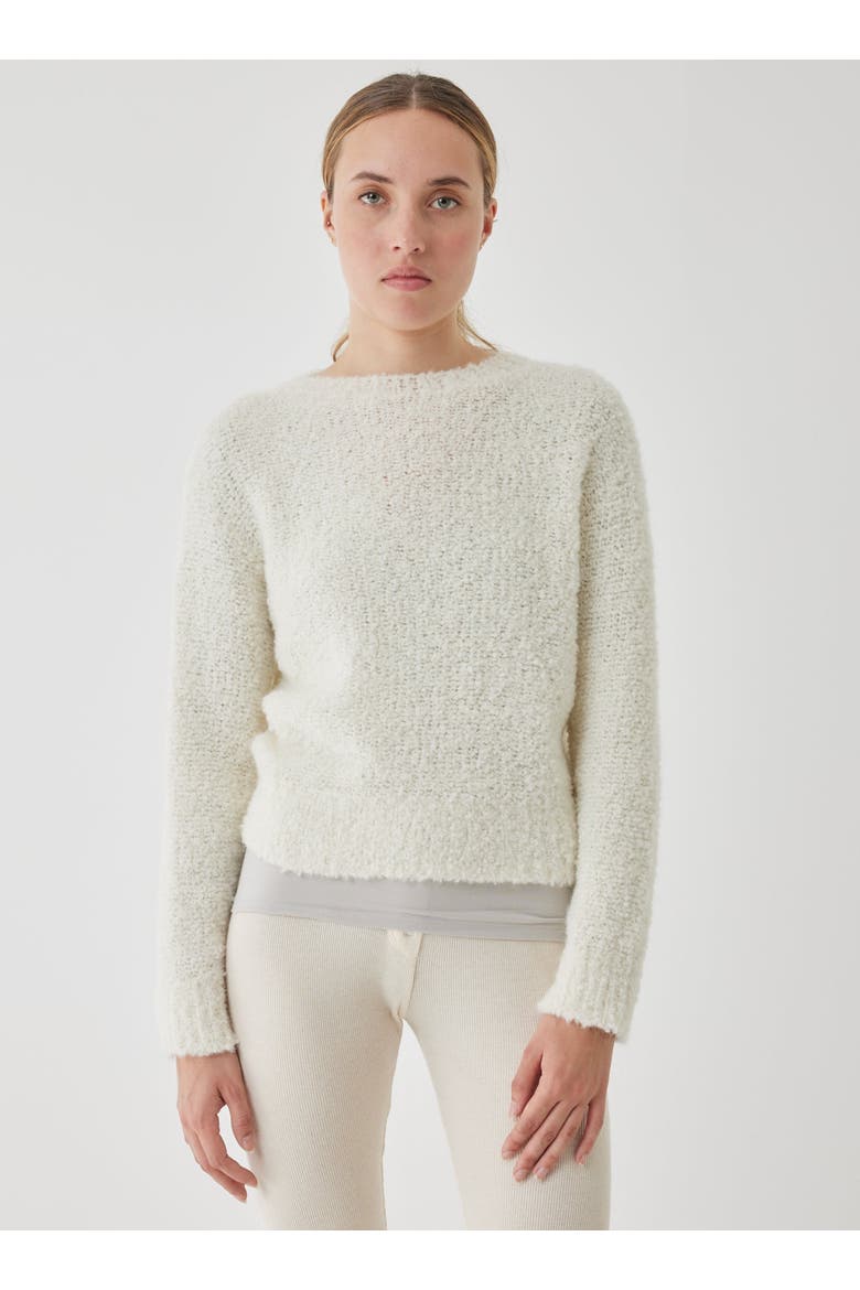 Alpaca Loup Long Sleeve Crewneck, Main, color, NACRE