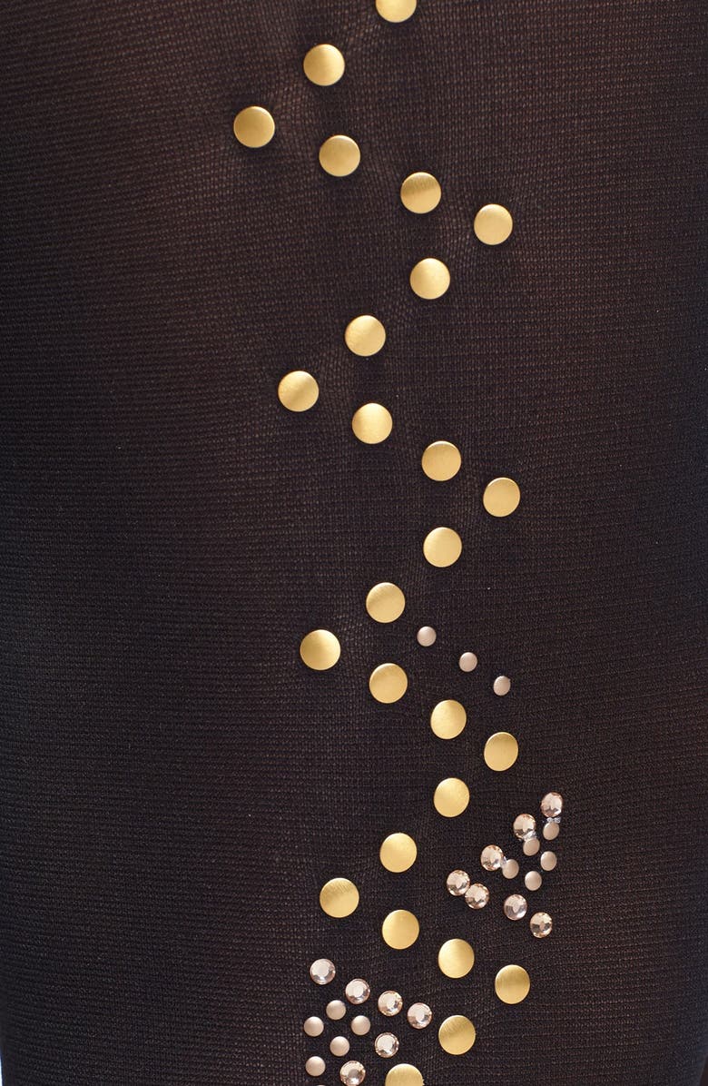 Pretty Polly 'Glitzy' Embellished Tights, Alternate, color, 