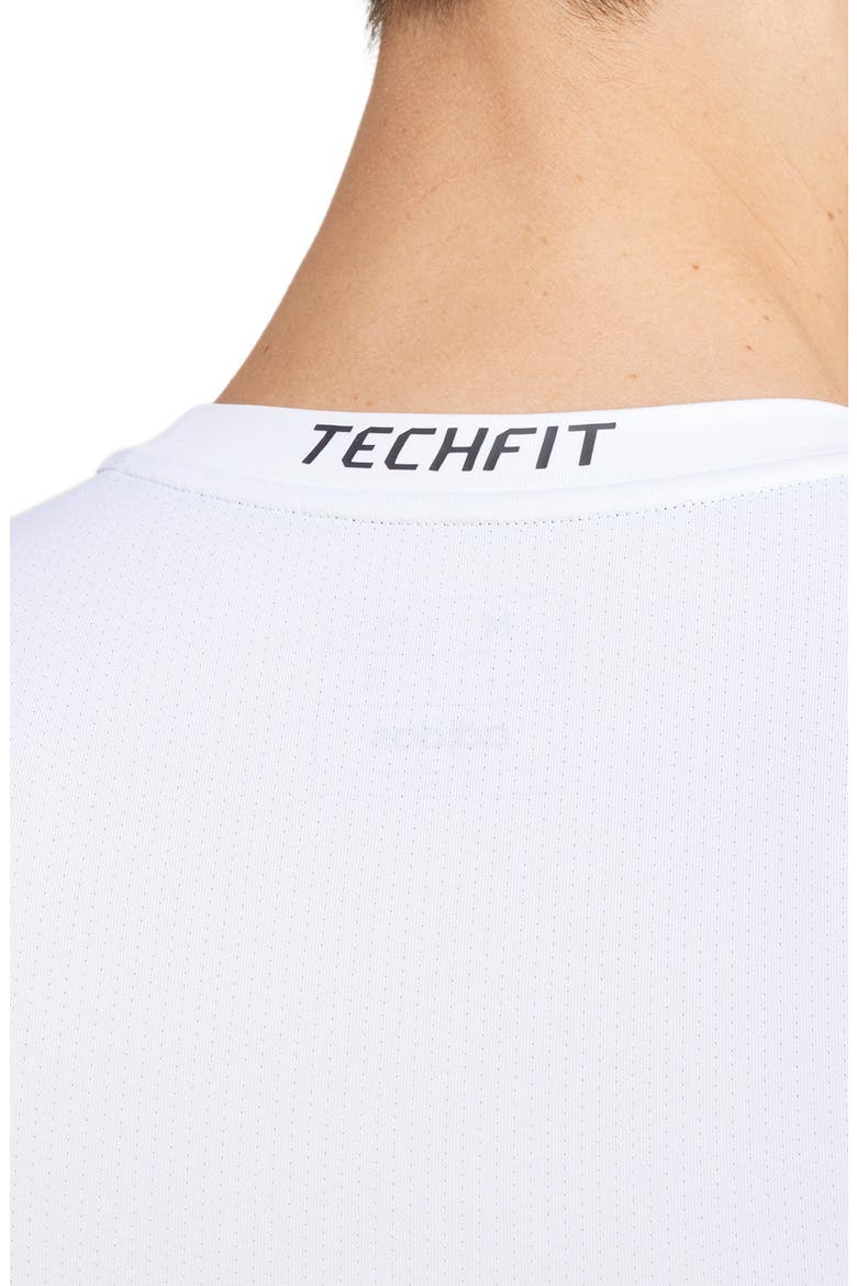 Techfit AEROREADY Training T-Shirt, Alternate, color, WHITE