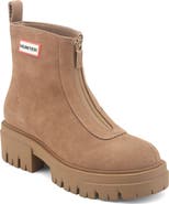 Hunter Gemma Front Zip Leather Boot