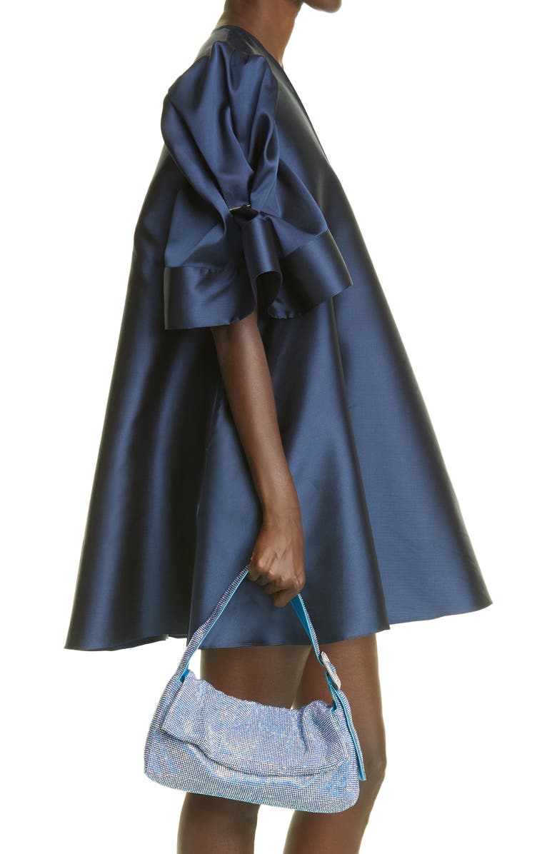 Benedetta Bruzziches Vitty Grande Crystal Mesh Shoulder Bag, Alternate, color,