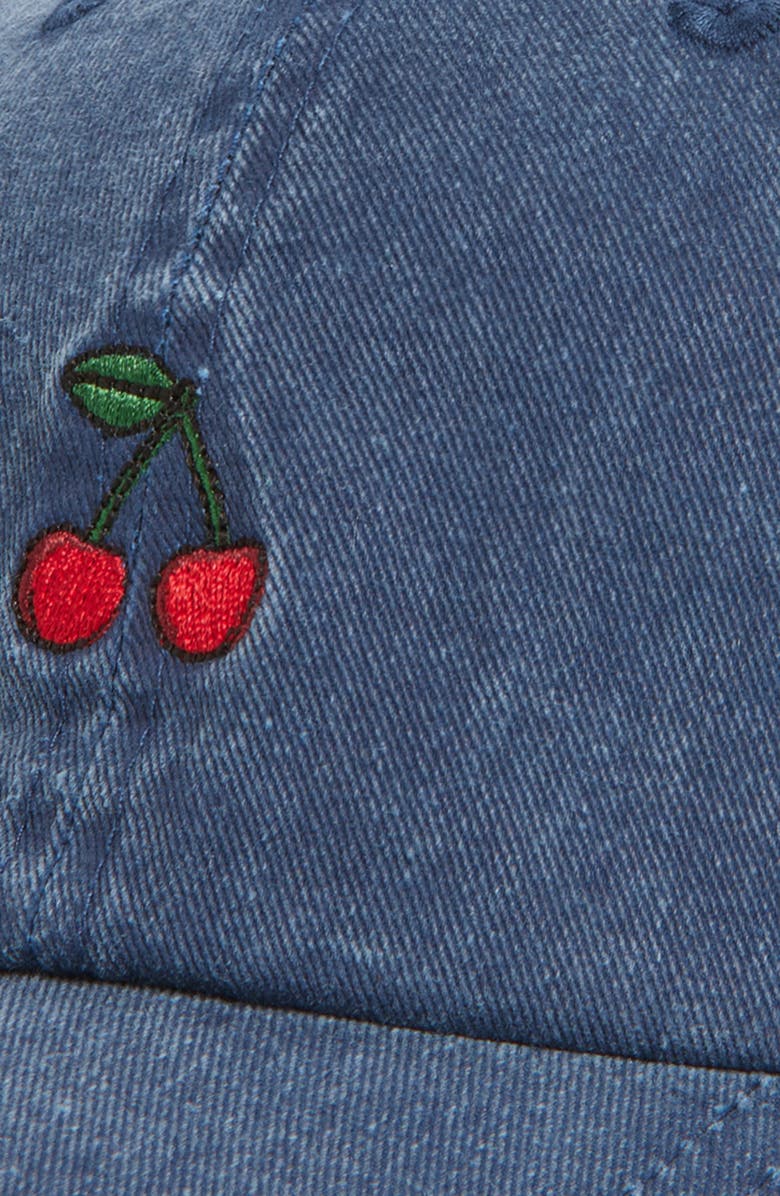 BP. Embroidered Baseball Cap, Alternate, color, Navy Cherry Graphic