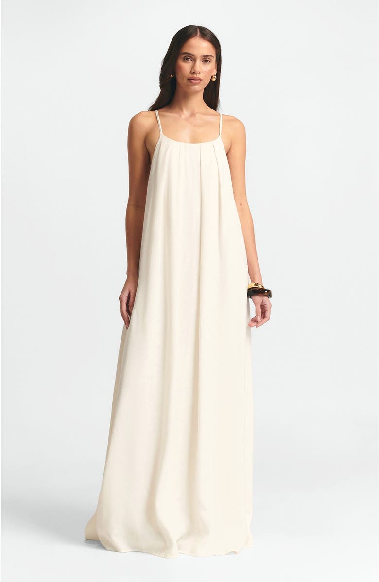 ST MRLO Avalon Midi Dress, Main, color, Cream