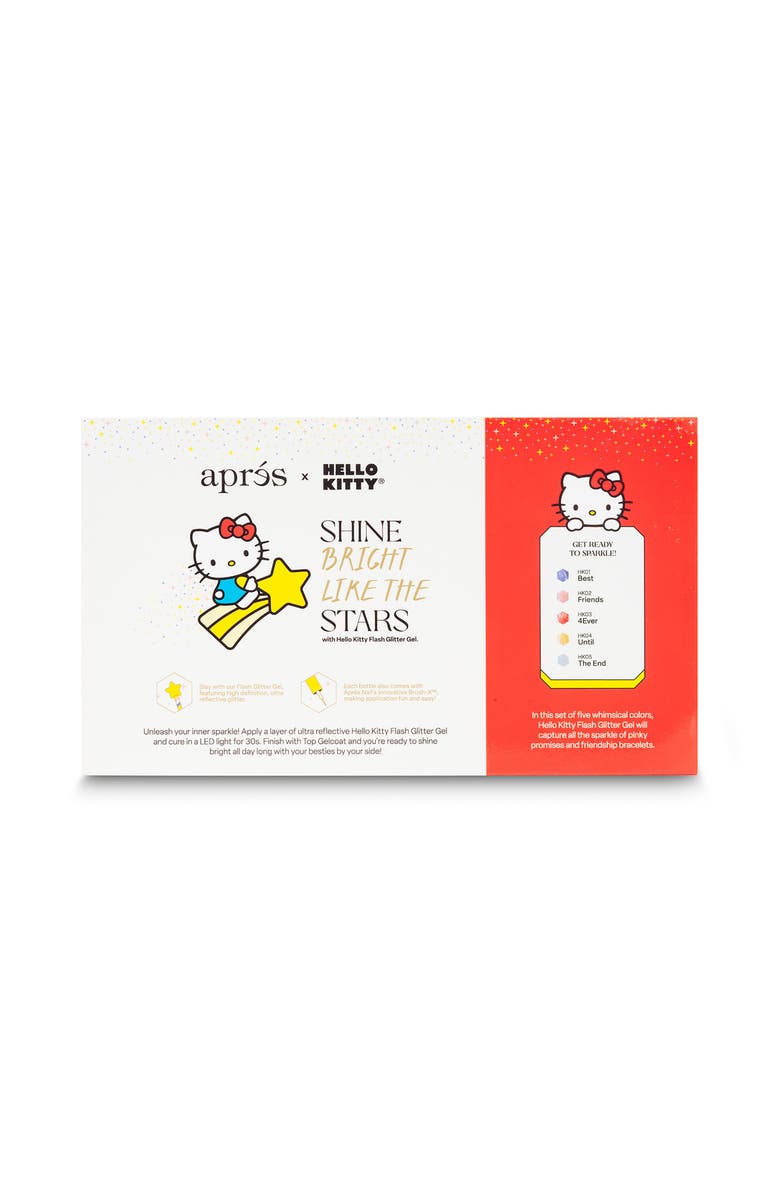 Aprés Nail Hello Kitty<sup>®</sup> Best Friends Flash Glitter Gel Couleur, Alternate, color, Variation