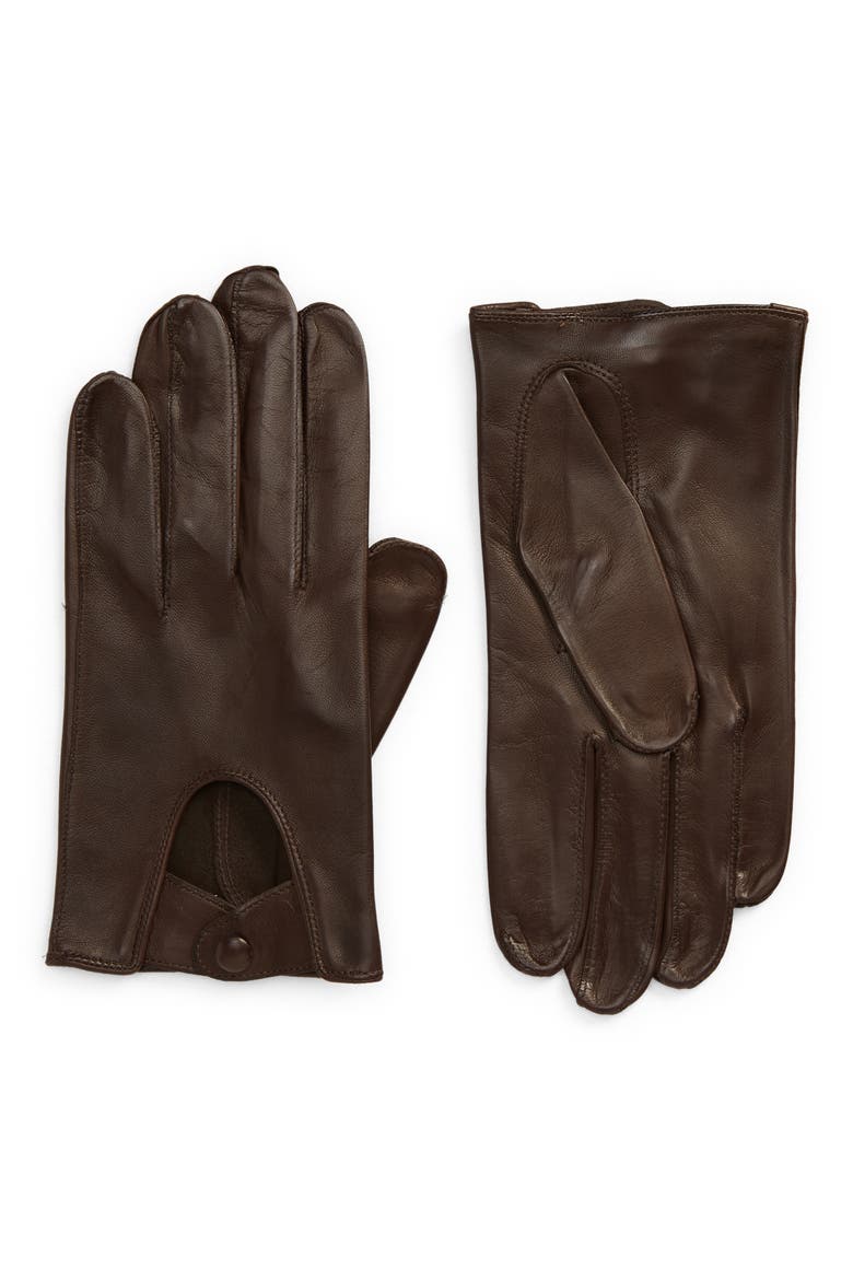 Men's Seymoure Washable Leather Driver Gloves, Main, color, ESPRESSO