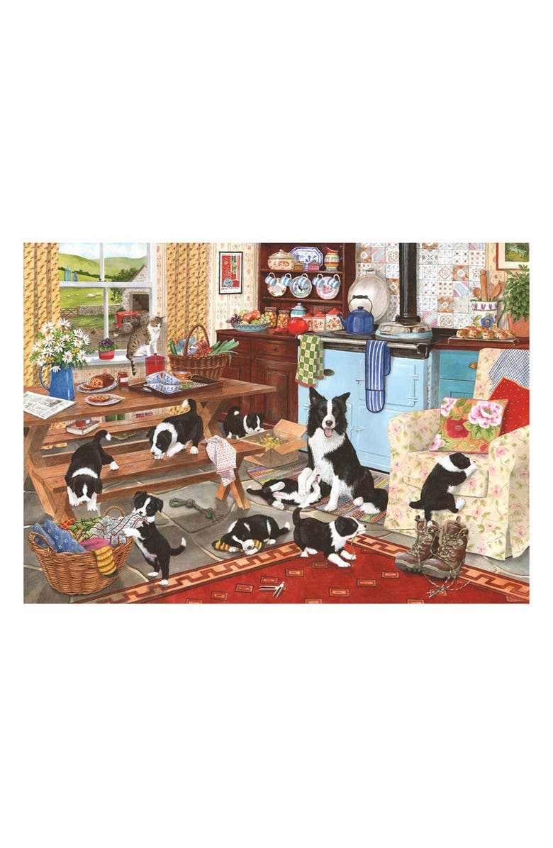 The House of Puzzles Collie Wobbles Whitby 1000-Piece Jigsaw Puzzle, Alternate, color, 