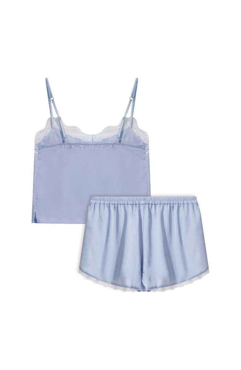 House Of Silk Golden Camisole Set, Alternate, color, Ice Blue