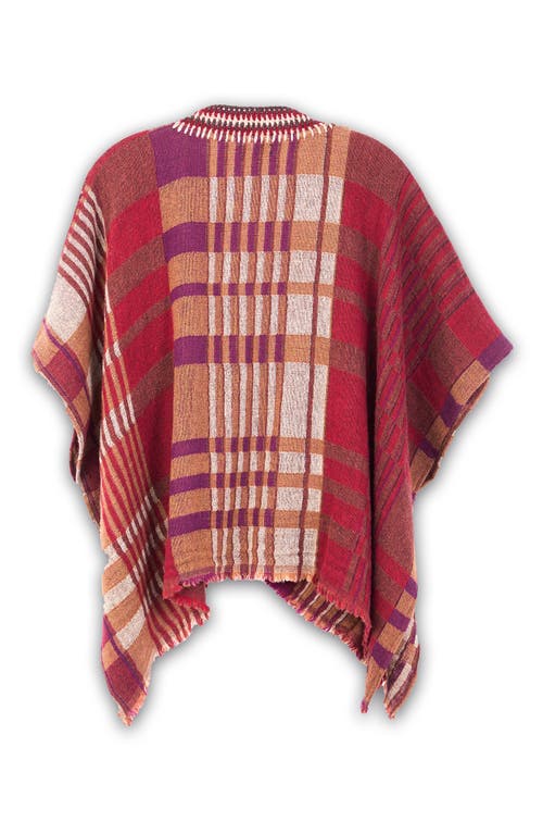 Saachi Plaid Topper In Multi