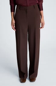Kenneth Cole High Waist Wide Leg Slash Pocket Pants