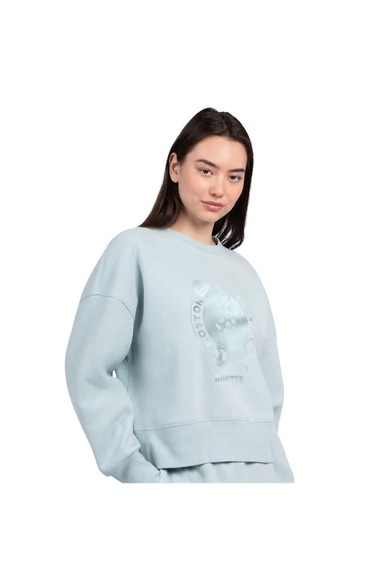 Women's Starter  Cream Boston Celtics Pastel Boxy Sweatshirt, Main, color, Mint