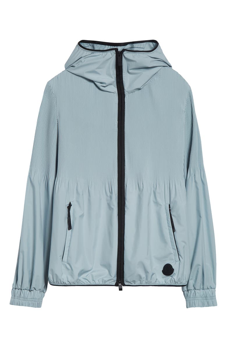 Moncler Anemone Hooded Jacket, Main, color, Blue