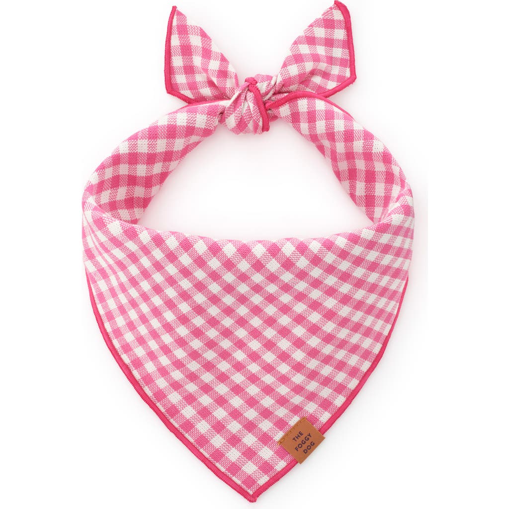 The Foggy Dog Dog Bandana in Pink at Nordstrom, Size Medium
