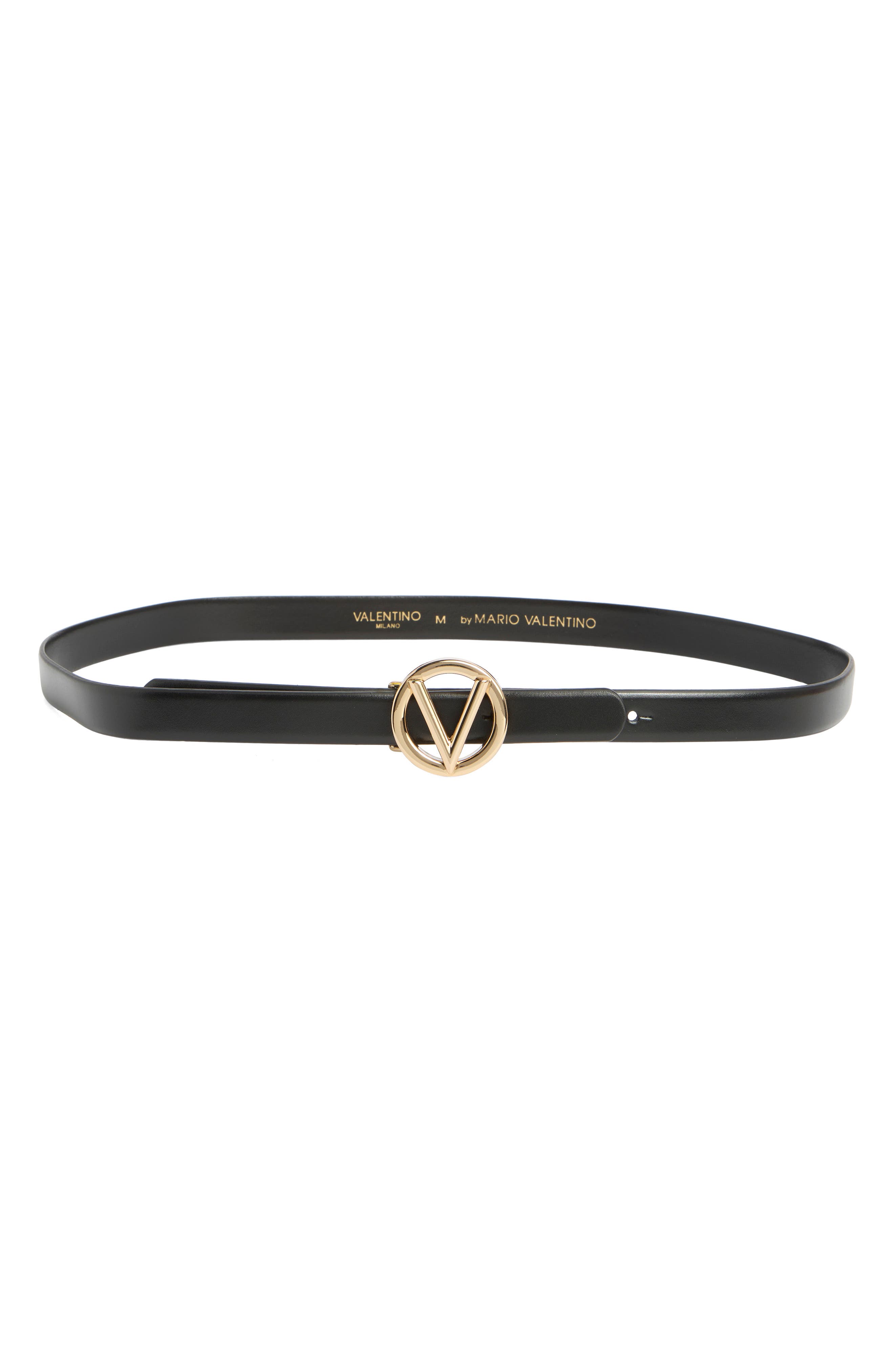 VALENTINO BY MARIO VALENTINO Baby Bombe VLOGO Leather Belt