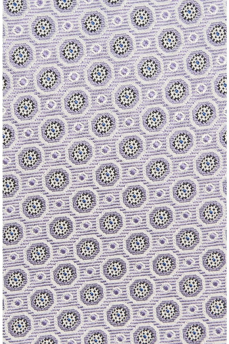 Mixed Medallion Silk Blend Tie, Alternate, color, LIGHT/ PASTEL PURPLE