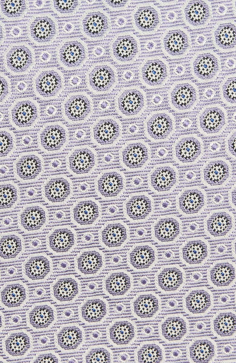 BOSS Mixed Medallion Silk Blend Tie, Alternate, color, Light/ Pastel Purple