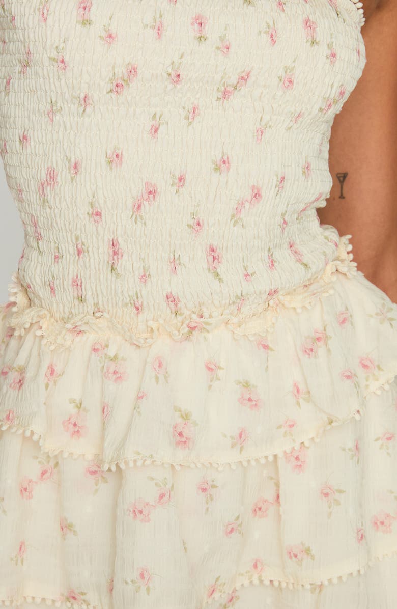 Princess Polly Sunkiss Frill Strapless Minidress, Alternate, color, Floral