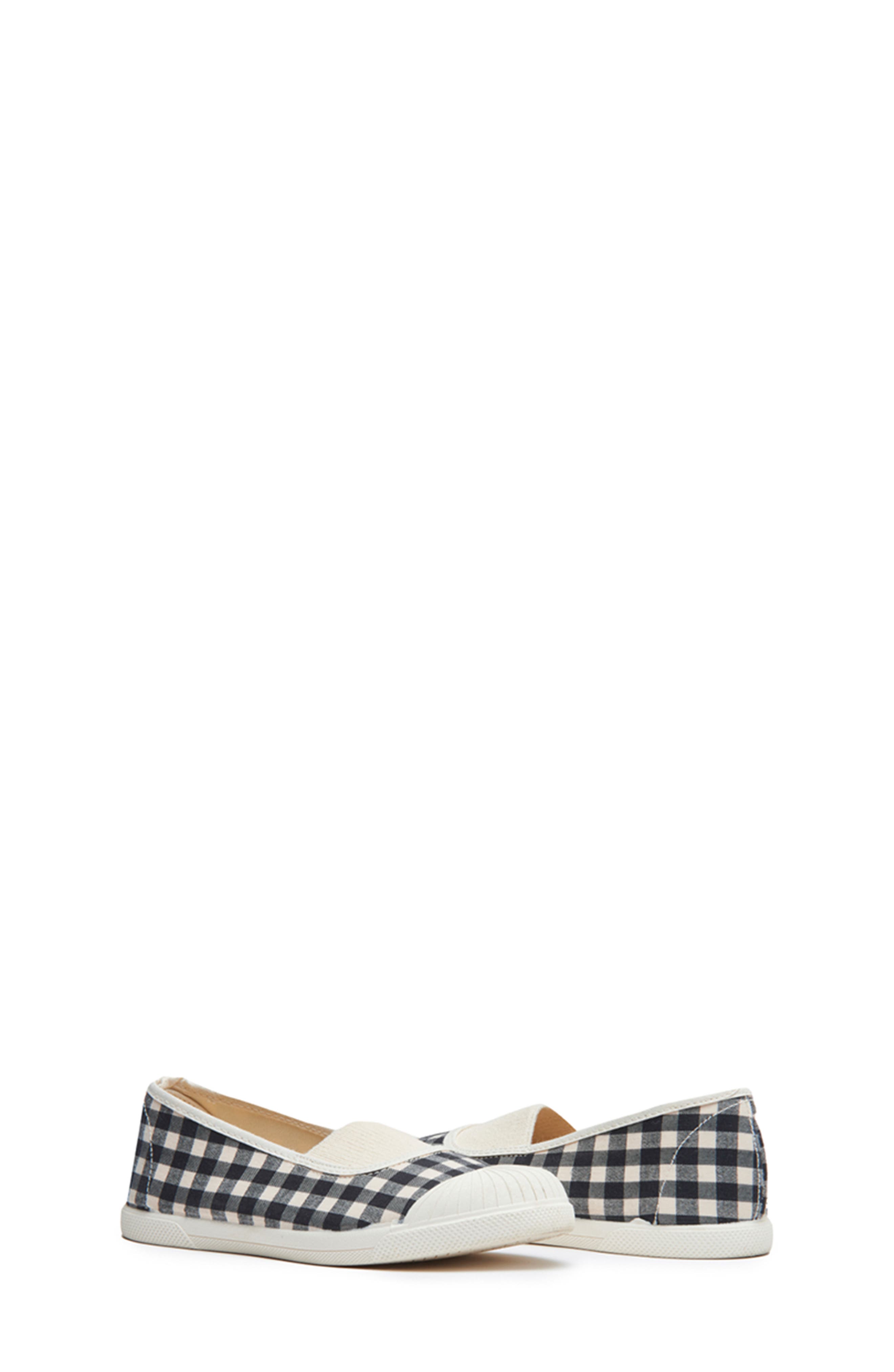 CHILDRENCHIC Gingham Canvas Flat, Alternate, color, 