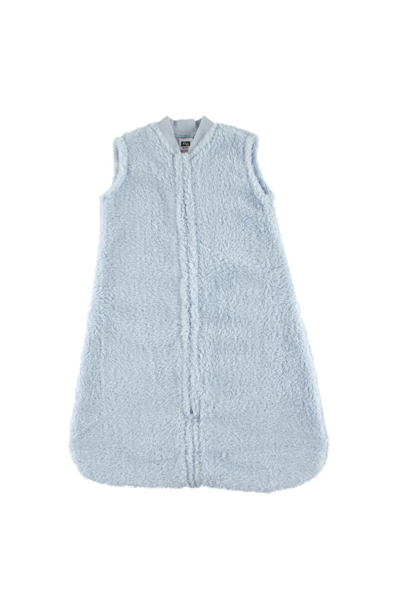Hudson Baby Plush Sleeping Bag, Main, color, Powder Blue Sherpa