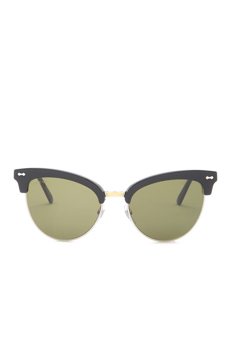Gucci 55mm Cat-Eye Sunglasses, Alternate, color,