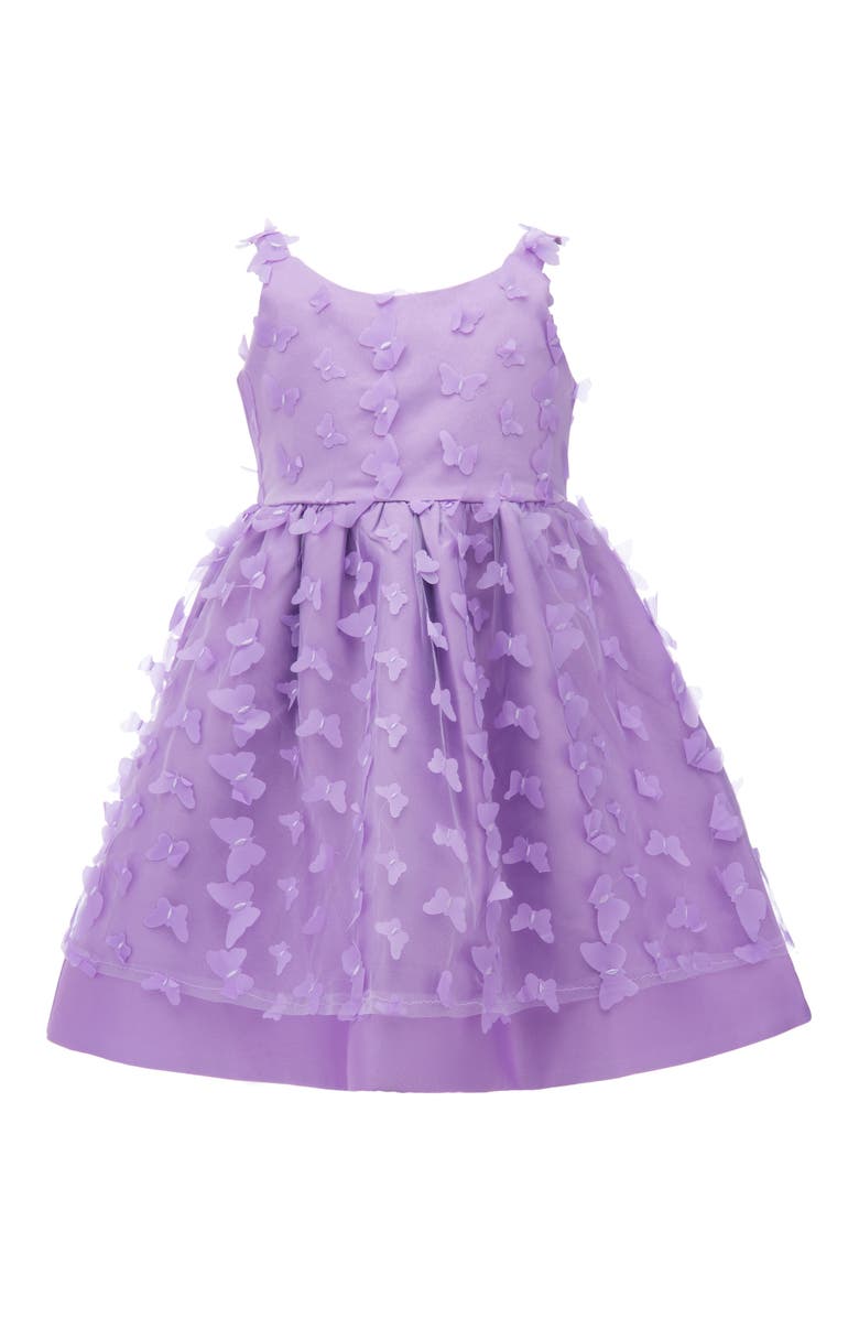 Tulleen Mariposa Dress, Main, color, Lavender