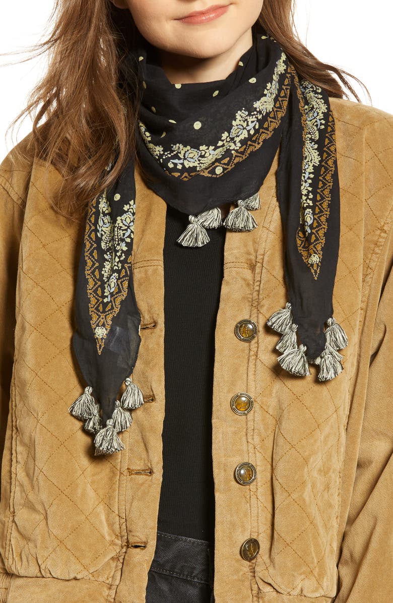 Treasure & Bond Tasseled Kite Scarf, Main, color, 