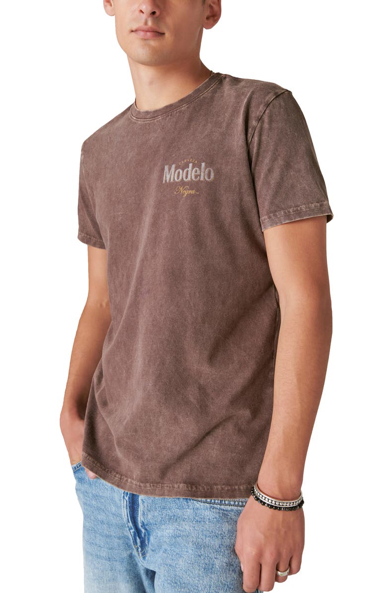 Lucky Brand Negra Modelo Graphic T-Shirt, Alternate, color, 