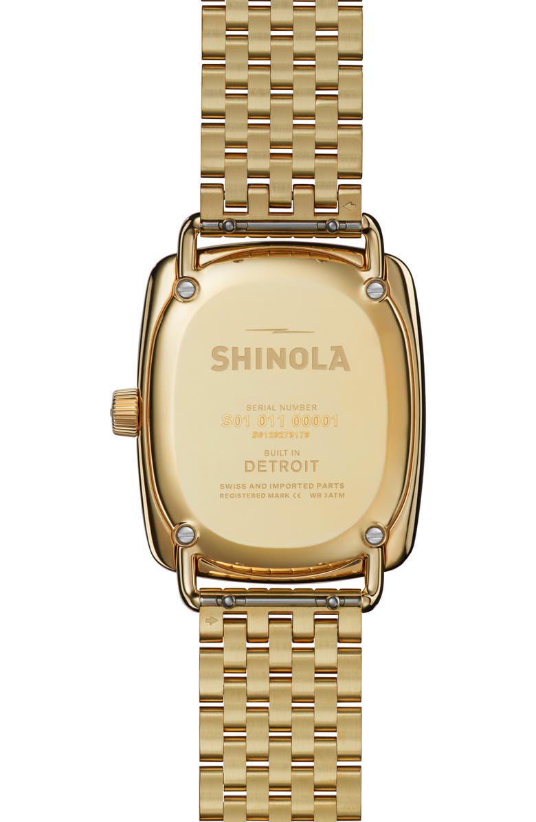 Shinola Bixby Bracelet Watch, 34mm, Alternate, color, 