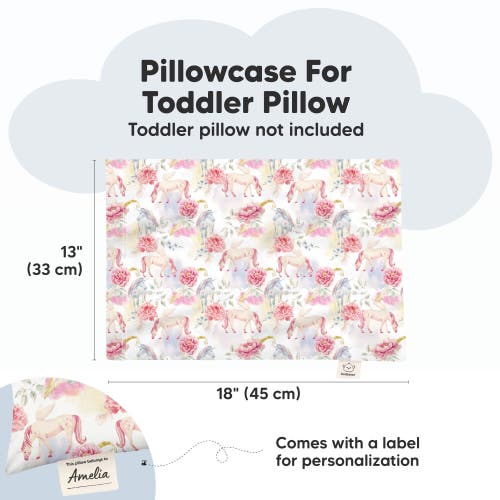Keababies Printed Toddler Pillowcase 13x18" In Pink