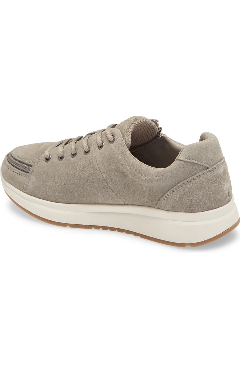 BILLY Footwear Comfort Leather Lo Sneaker, Alternate, color, Grey