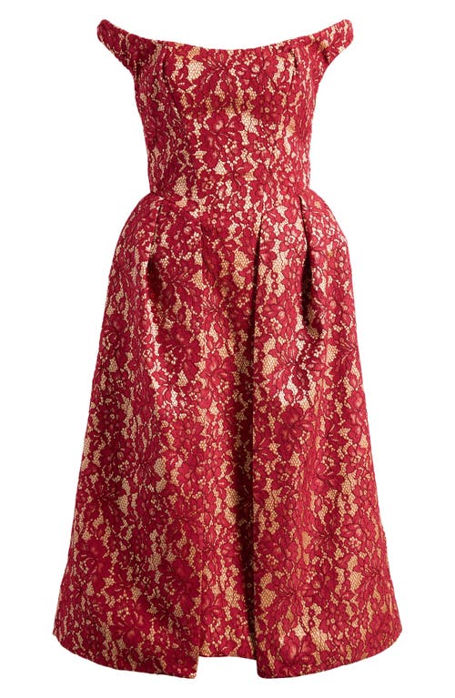HOUSE OF CB HOUSE OF CB CHARMING OFF THE SHOULDER COCKTAIL DRESS 