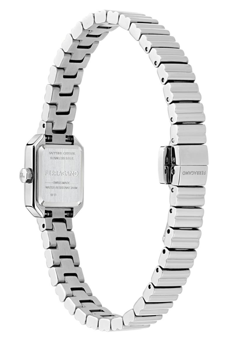 Crystal Petite Bracelet Watch, 15mm x 20mm, Alternate, color, STAINLESS STEEL