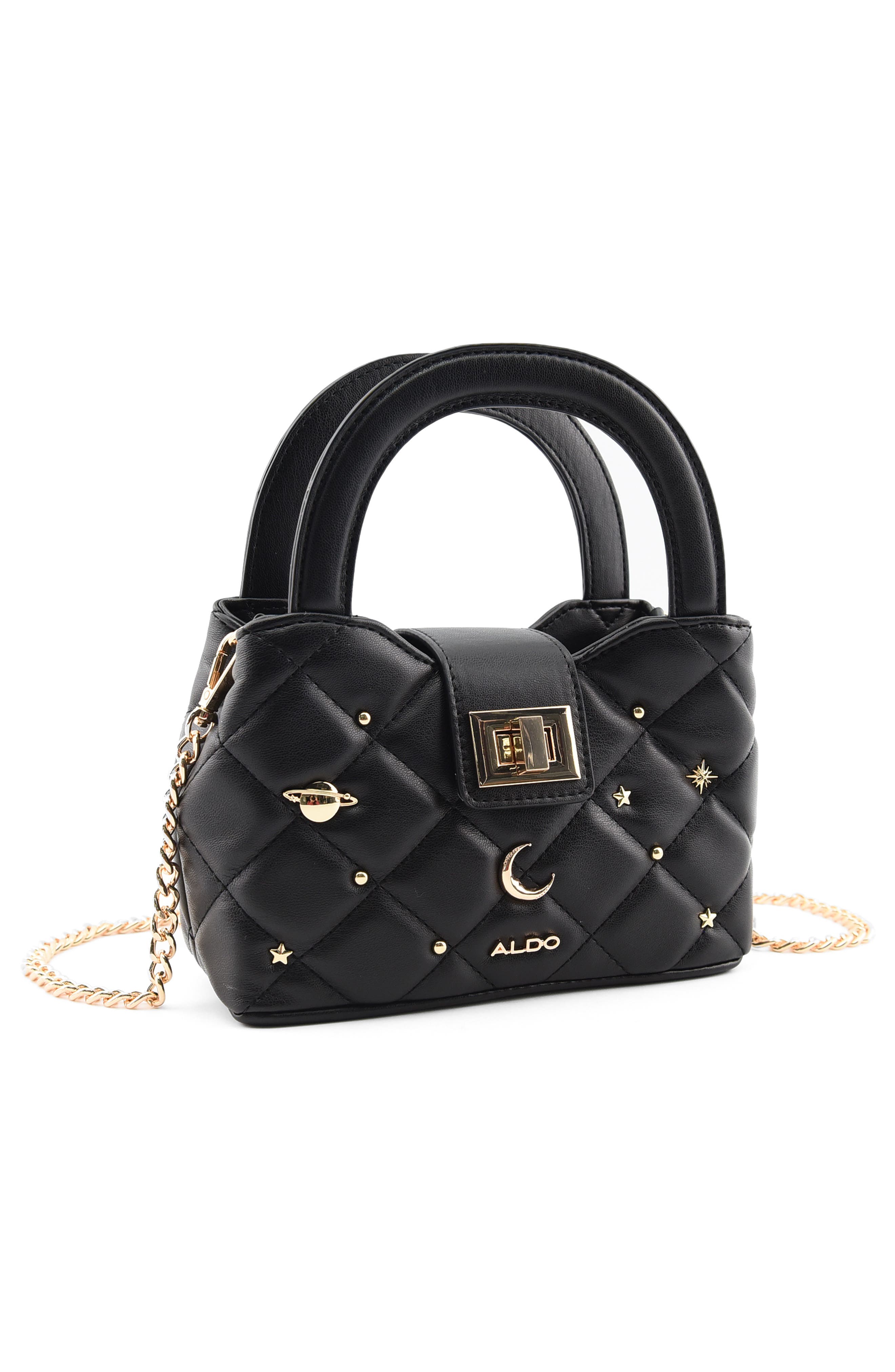 ALDO Bondar Quilted Top Handle Bag, Alternate, color, 