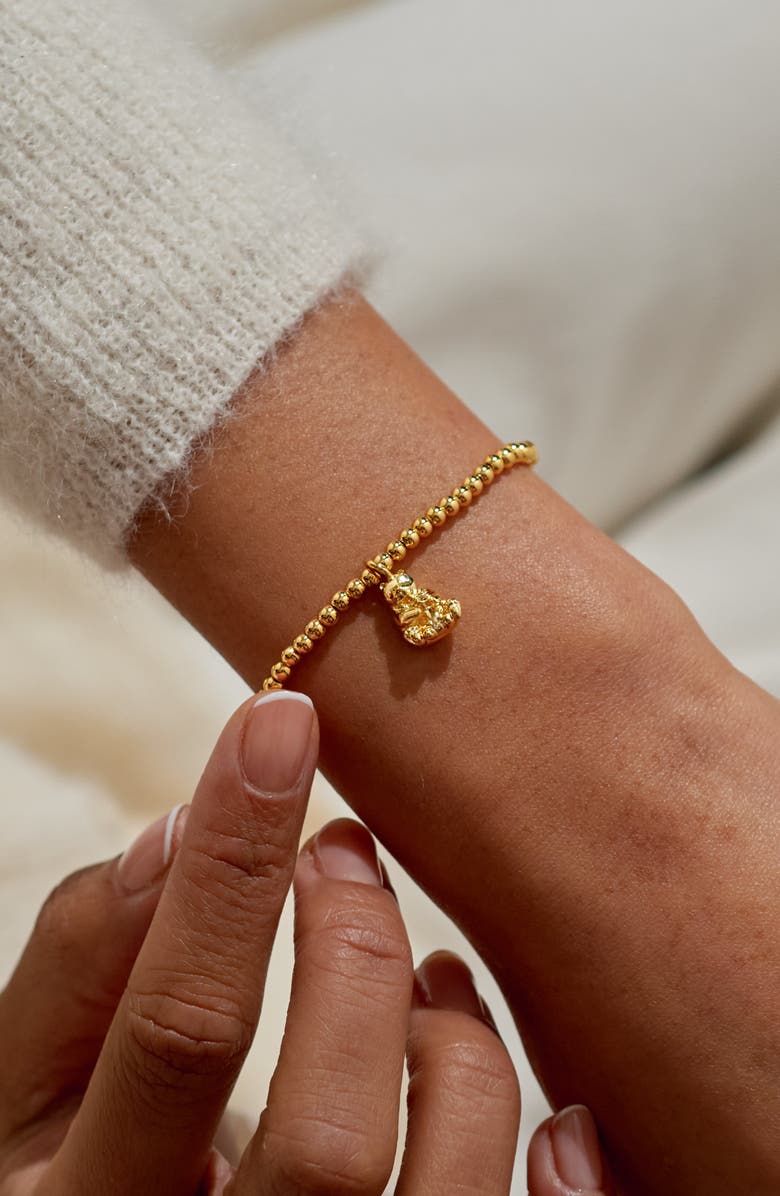 A Littles & Co A Little 'Mama Bear' Bracelet In Gold-Tone Plating, Alternate, color, Metallic Gold