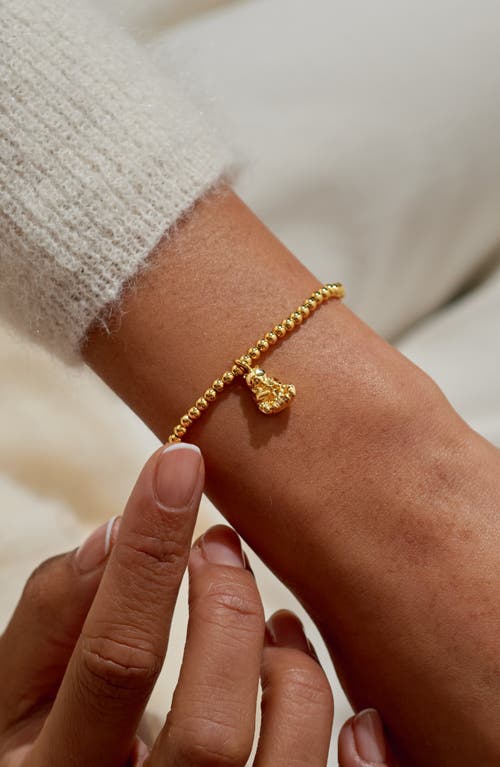 A Littles & Co. A Littles & Co A Little 'mama Bear' Bracelet In Gold-tone Plating In Gold