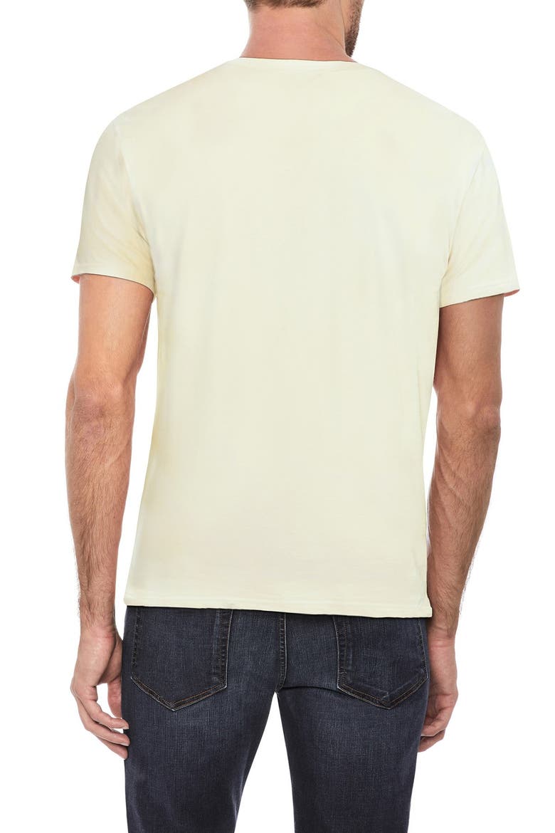 V-Neck Flex T-Shirt, Alternate, color, BUTTERCREAM