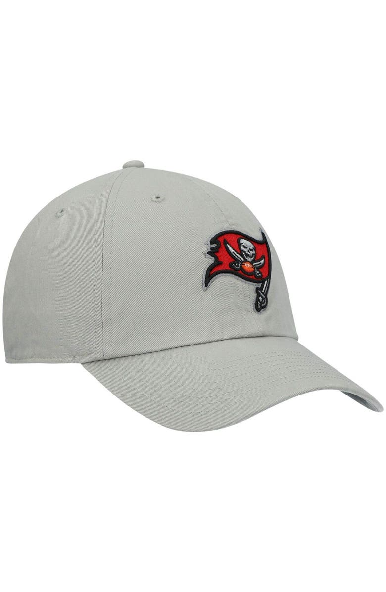 '47 Men's '47 Gray Tampa Bay Buccaneers Clean Up Adjustable Hat, Alternate, color,