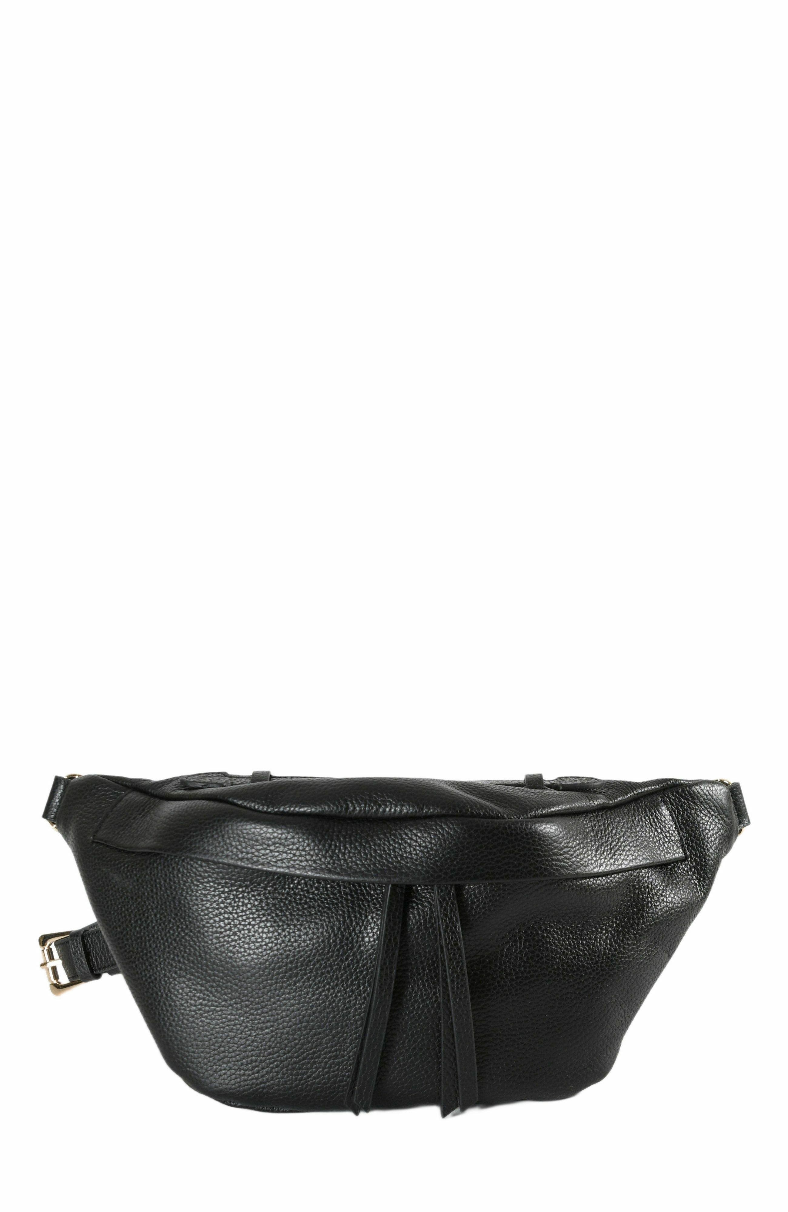 Forever & Always Shoes Bianca Red Leather Crossbody Bag, Alternate, color, 