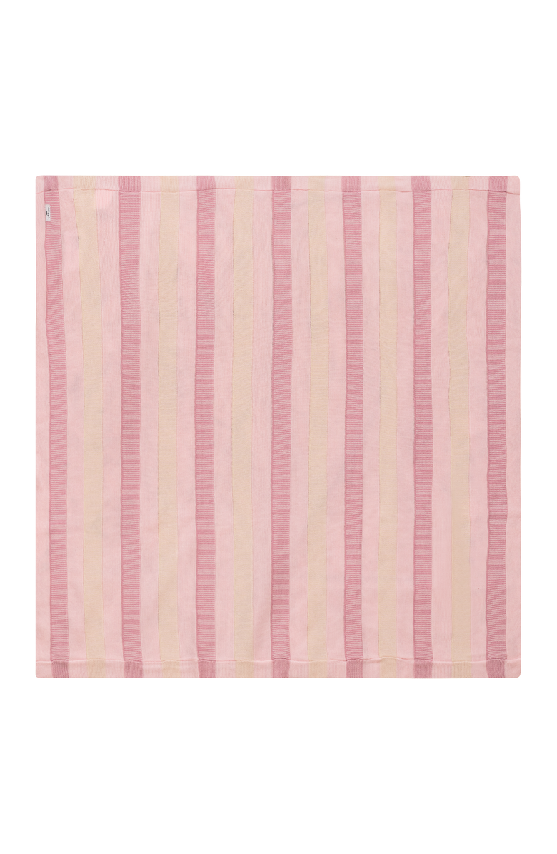 Little Fragile Knit Blanket, Main, color, Light Dusty Pink