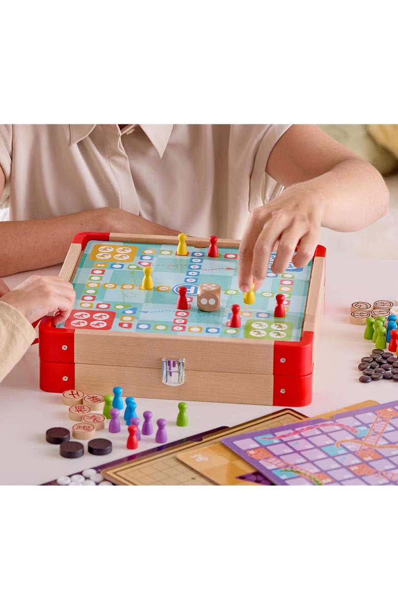 Hape 22 Classic Games in One Collection, Alternate, color, 