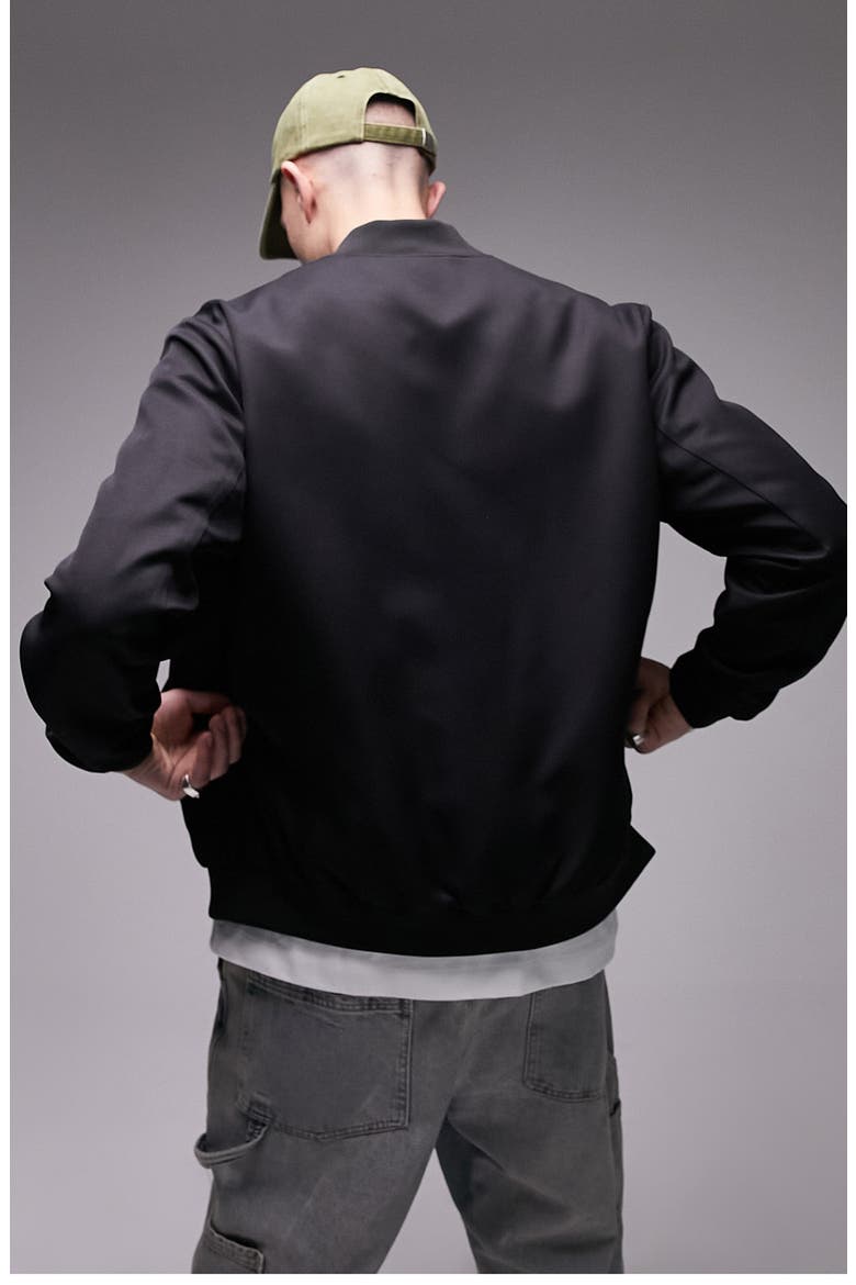 Icon Bomber Jacket, Alternate, color, BLACK