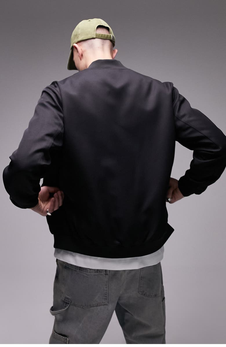 Topman Icon Bomber Jacket, Alternate, color, 