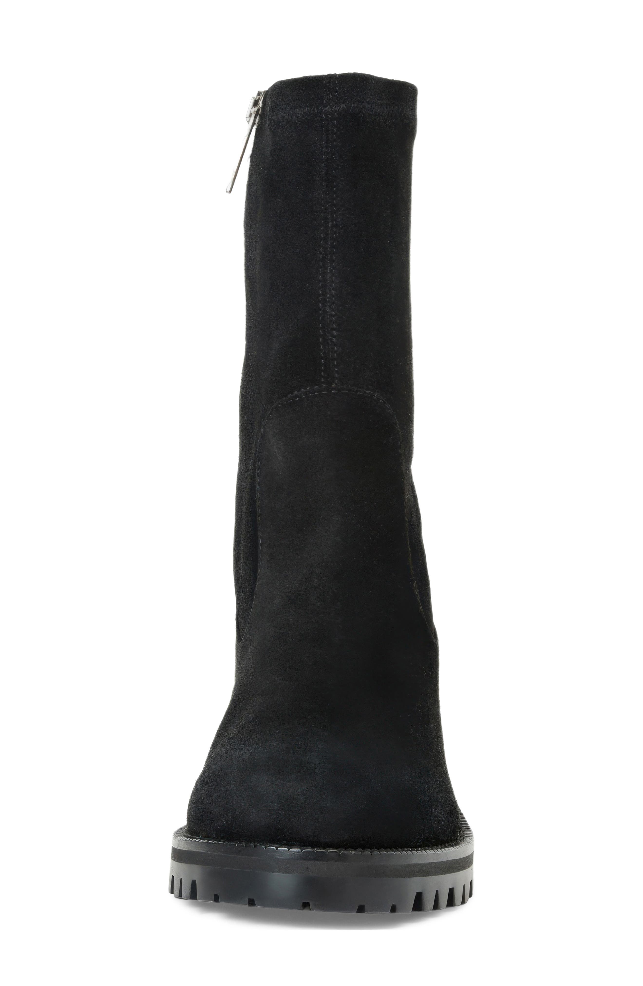 Joplin Leather Bootie, Alternate, color, PEPPERCORN SUEDE