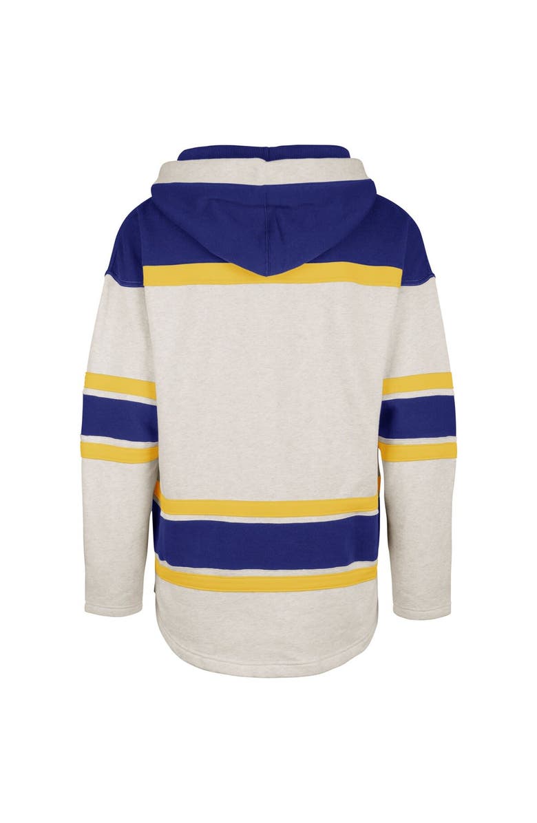 '47 Men's '47 Oatmeal Buffalo Sabres Rockaway Lacer Pullover Hoodie, Alternate, color, Oatmeal