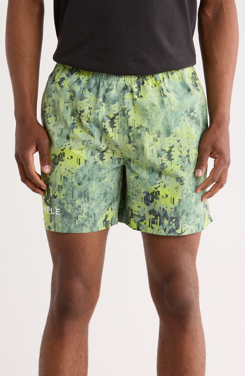 PURPLE BRAND All Round Camo Shorts, Main, color,