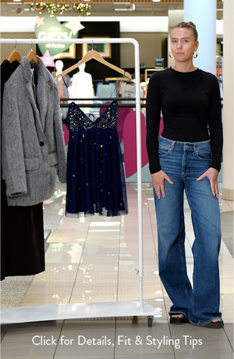 Noel Shine Sequin Tulle Minidress, sales video thumbnail