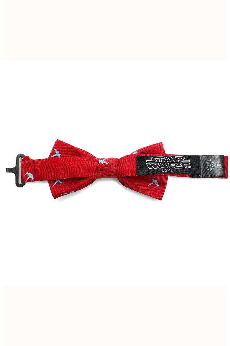 'Star Wars™ - X-Wing' Silk Bow Tie, Alternate, color, RED